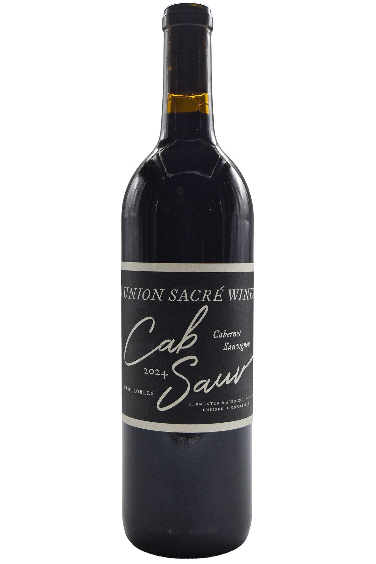 Bottle of Union Sacre Paso Robles Cabernet Sauvignon 2024-Red Wine-Flatiron SF