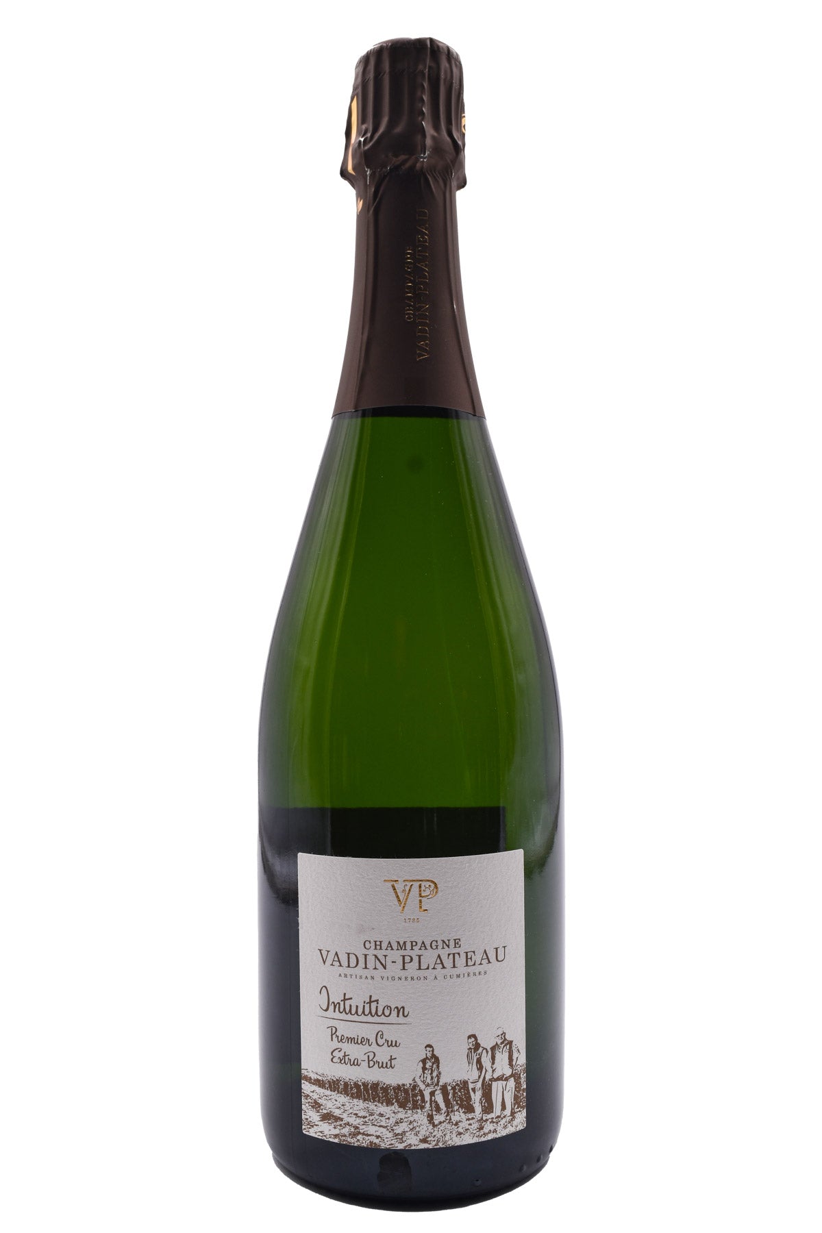 Bottle of Vadin-Plateau Champagne 1er Cru Extra Brut Intuition NV-Sparkling Wine-Flatiron SF
