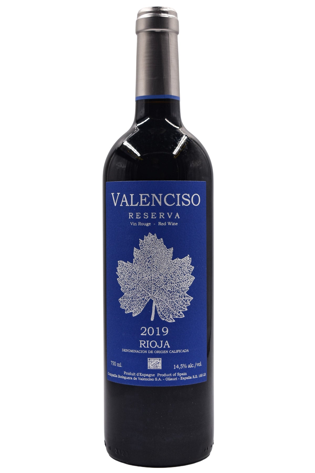 Bottle of Valenciso Rioja Reserva 2019-Red Wine-Flatiron SF