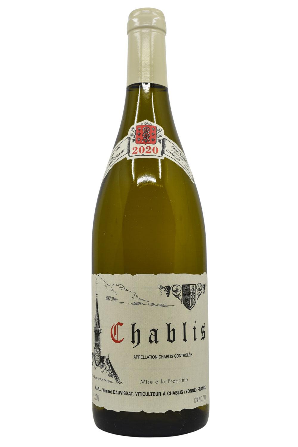 Bottle of Vincent Dauvissat Chablis 2020-White Wine-Flatiron SF