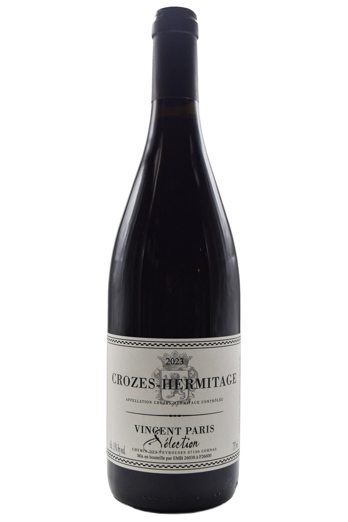 Bottle of Vincent Paris Crozes Hermitage 2023-Red Wine-Flatiron SF