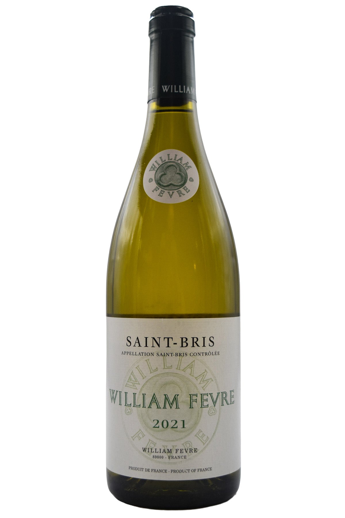 Bottle of William Fevre Saint-Bris 2021-White Wine-Flatiron SF