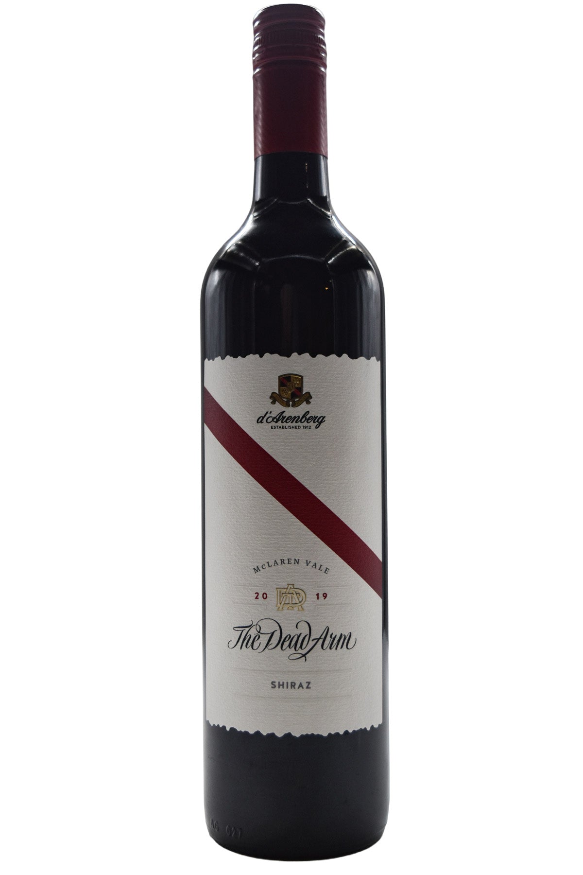 Bottle of d'Arenberg The Dead Arm Shiraz McLaren Vale 2019-Red Wine-Flatiron SF