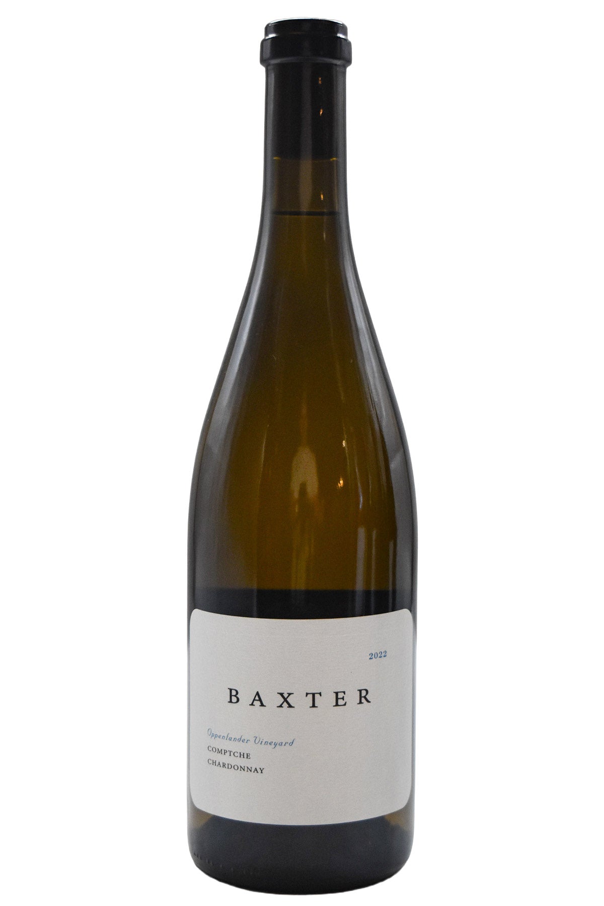 Bottle of Baxter Mendocino Chardonnay Oppenlander Vineyard 2022-White Wine-Flatiron SF
