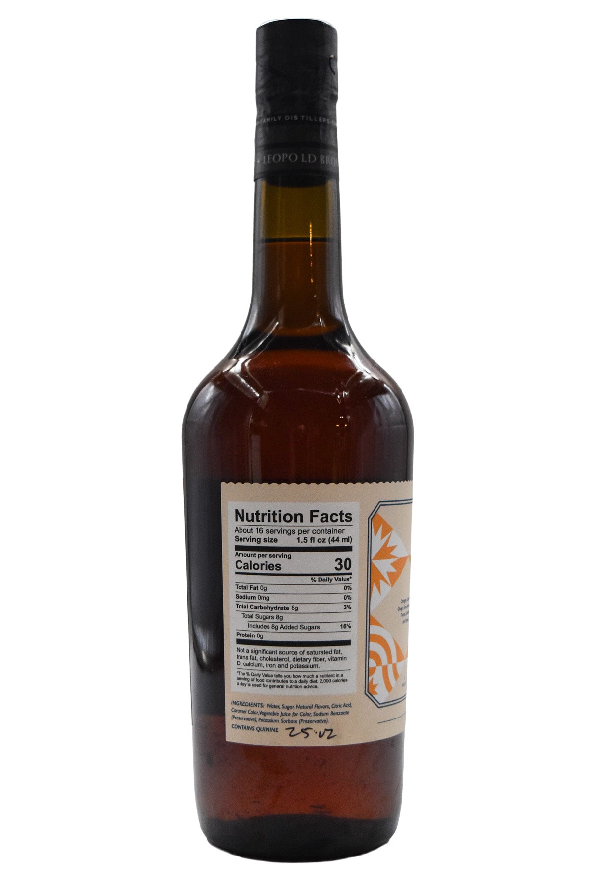 Bottle of Leopold Bros Non-Alcoholic Aperitivo-Spirits-Flatiron SF