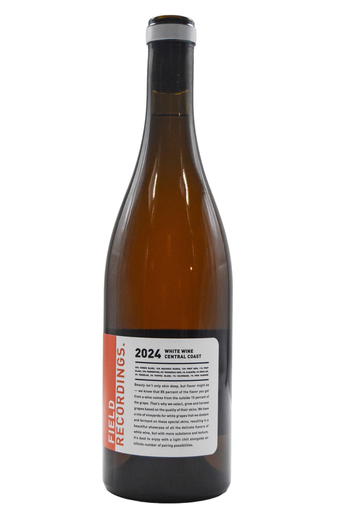 Bottle of Field Recordings Central Coast White Blend SKINS 2024-Orange Wine-Flatiron SF