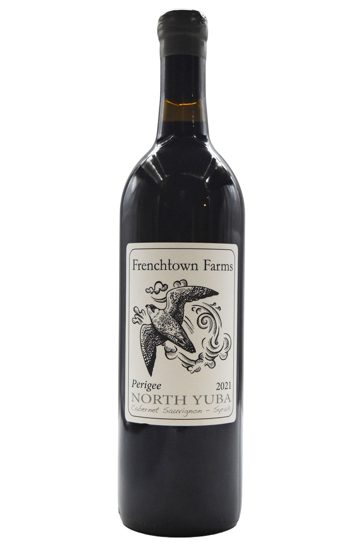 Bottle of Frenchtown Farms North Yuba Cabernet Sauvignon/Syrah Perigree 2021-Red Wine-Flatiron SF