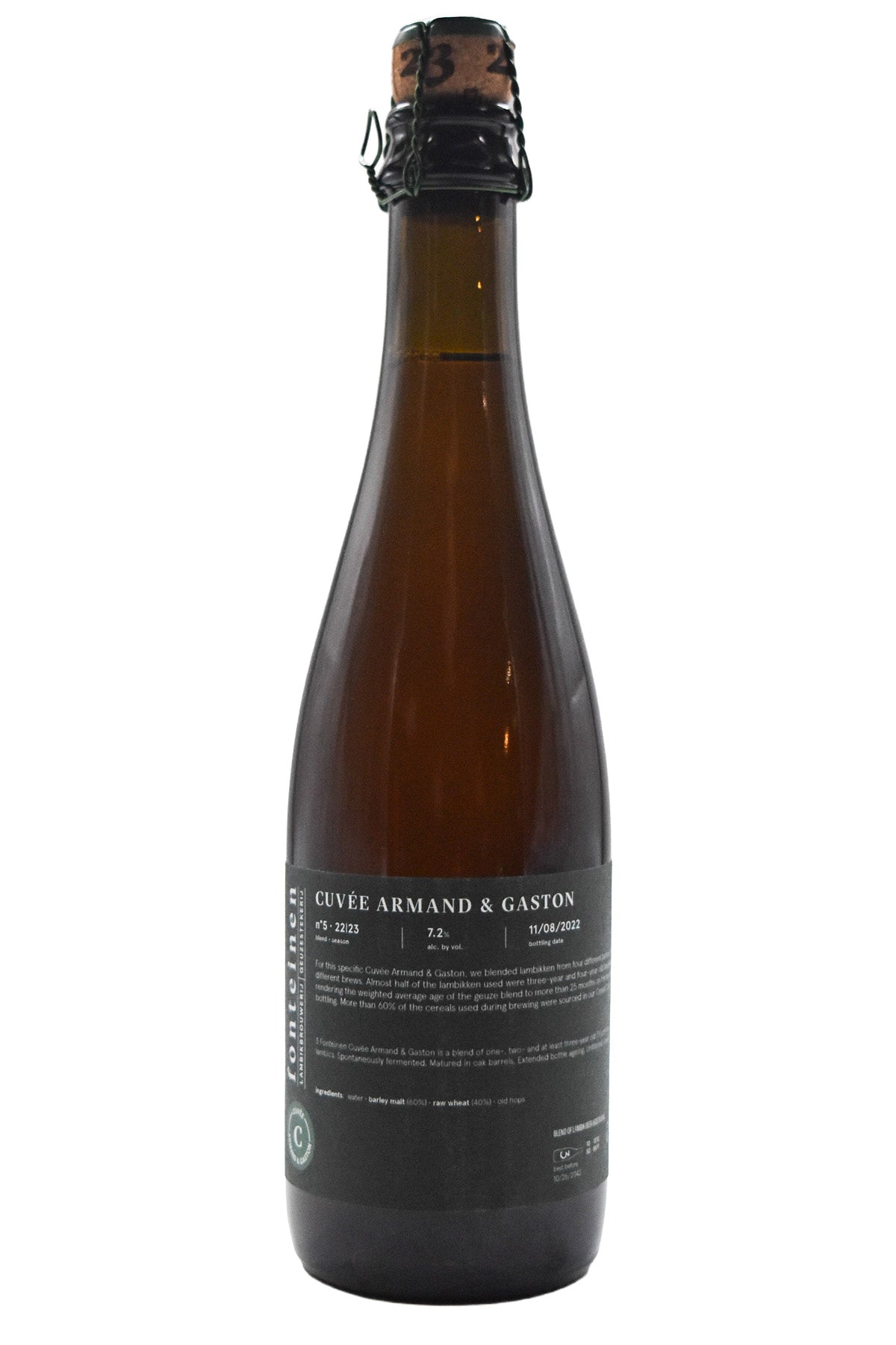 Bottle of 3 Fonteinen Geuze Armand & Gaston (375ml)-Beer-Flatiron SF