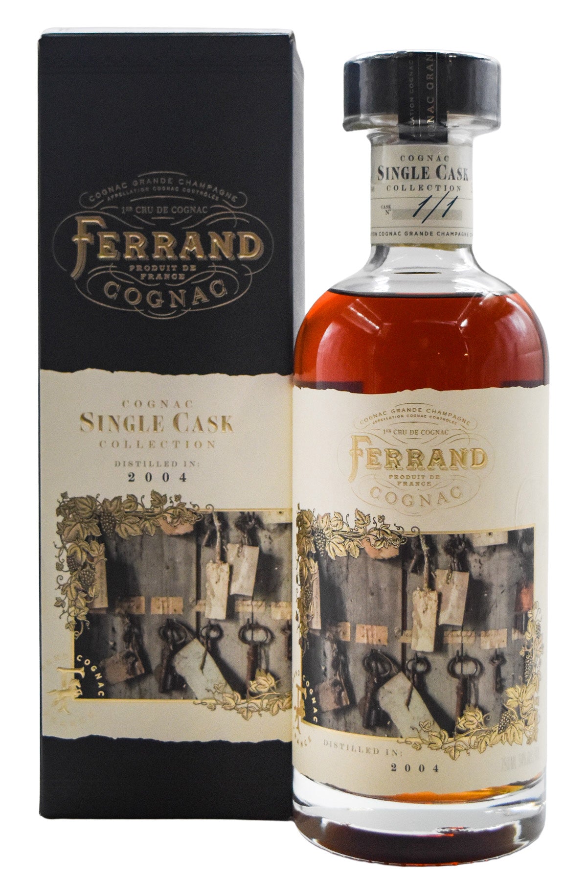Bottle of Pierre Ferrand Single Cask Collection Vintage Grande Champagne Cognac 2004-Spirits-Flatiron SF