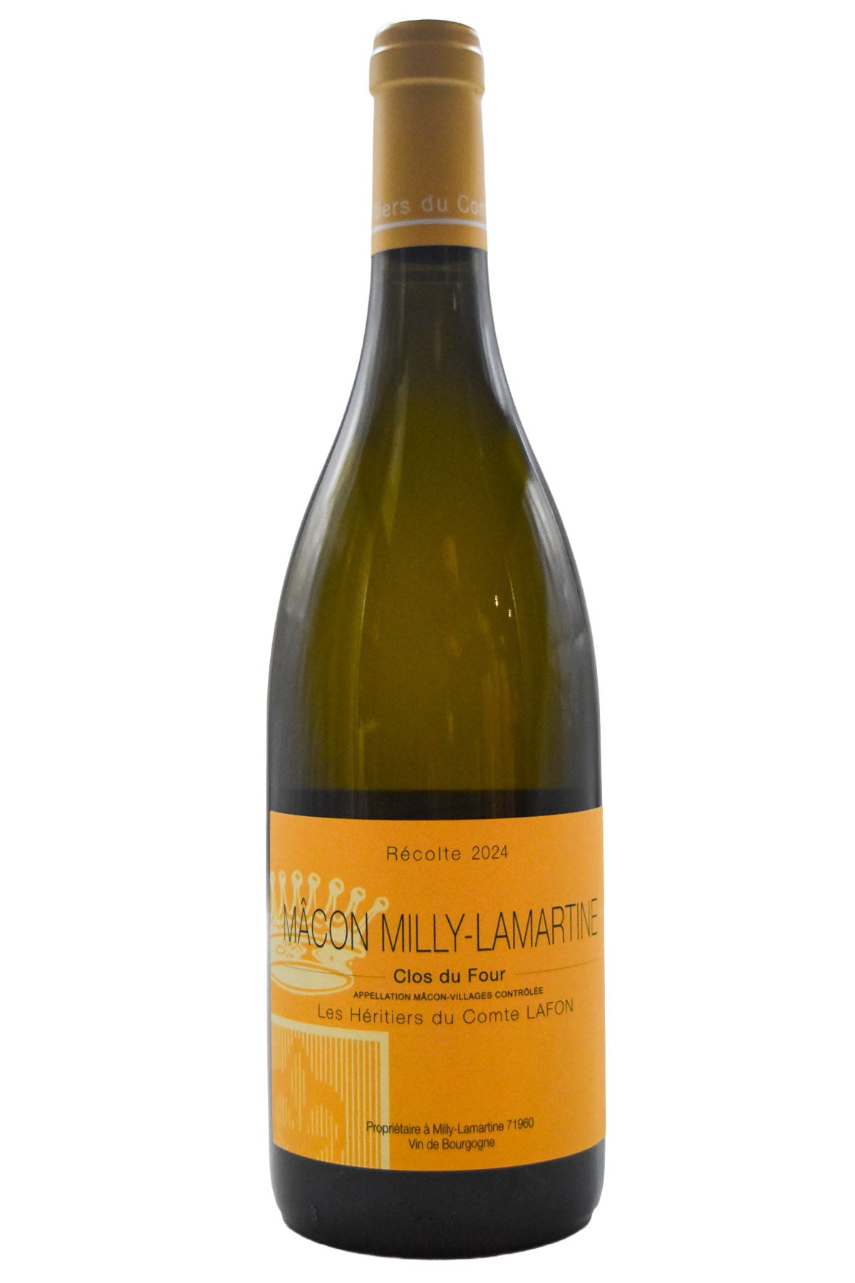 Bottle of Les Heritiers du Comte Lafon Macon Milly Lamartine Clos du Four 2024-White Wine-Flatiron SF