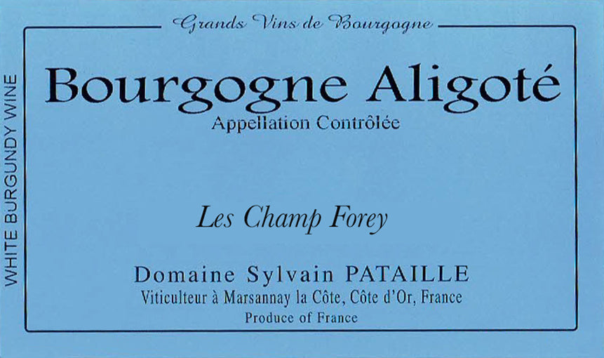 Domaine Sylvain Pataille Bourgogne Aligote Les Champ Forey 2022