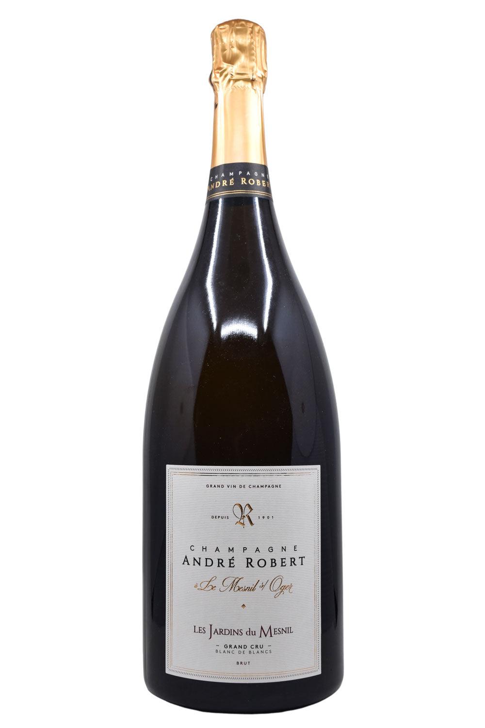 Bottle of Andre Robert Champagne BdB Grand Cru Extra Brut Les Jardins du Mesnil NV (1.5L)-Sparkling Wine-Flatiron SF