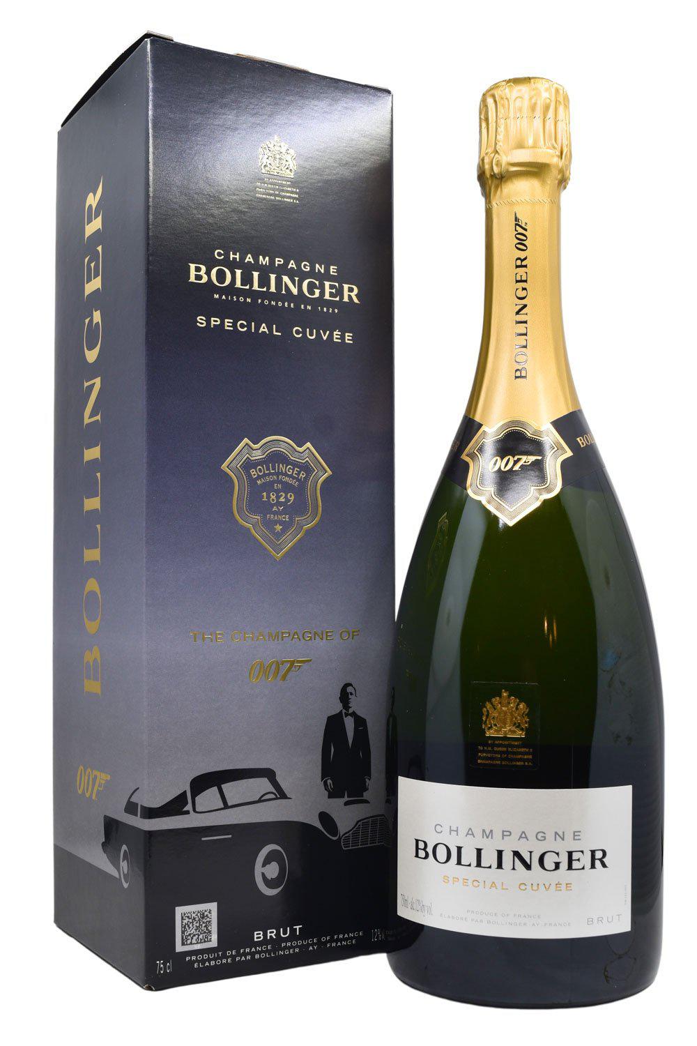 Bottle of Bollinger Champagne Brut Special Cuvee 007 Limited Edition NV-Sparkling Wine-Flatiron SF