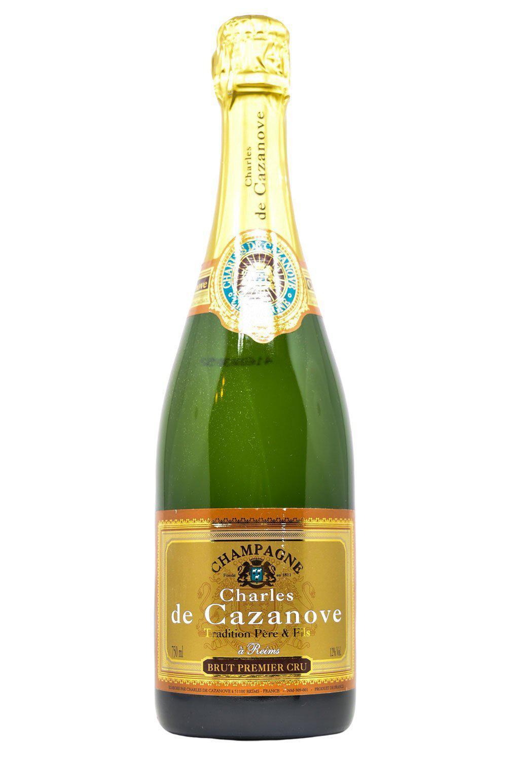 Bottle of Charles de Cazanove Champagne 1er Cru Brut Tradition NV-Sparkling Wine-Flatiron SF