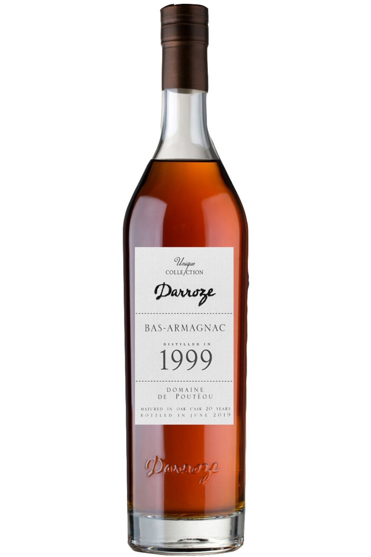 Bottle of Darroze Domaine de Pouteou 1999 Vintage Armagnac-Spirits-Flatiron SF