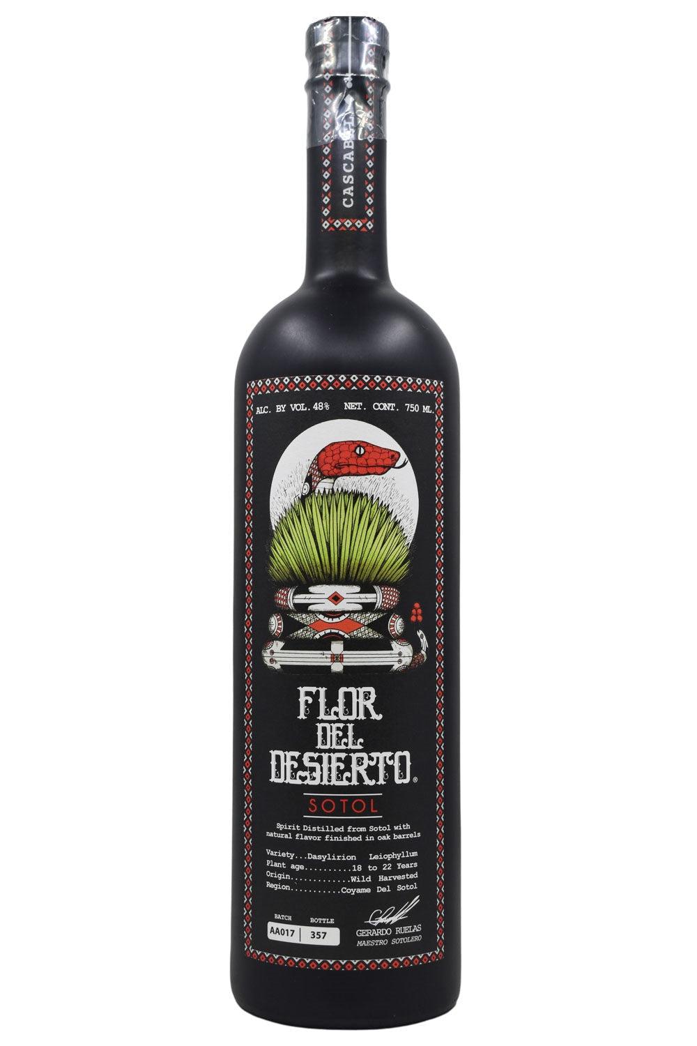 Bottle of Flor del Desierto Sotol Cascabel-Spirits-Flatiron SF
