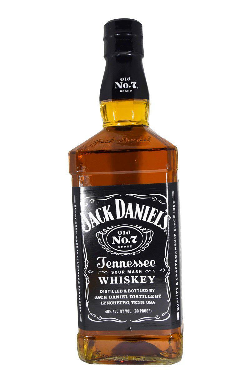 Bottle of Jack Daniel's Old No. 7 Black Label Tennessee Sour Mash Whiskey-Spirits-Flatiron SF