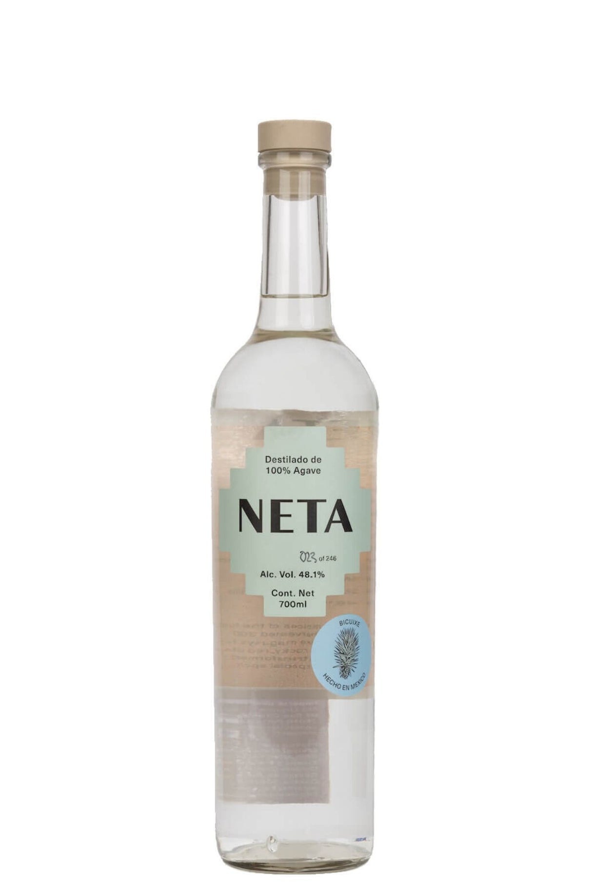 Bottle of NETA Espadin Mezcal-Spirits-Flatiron SF