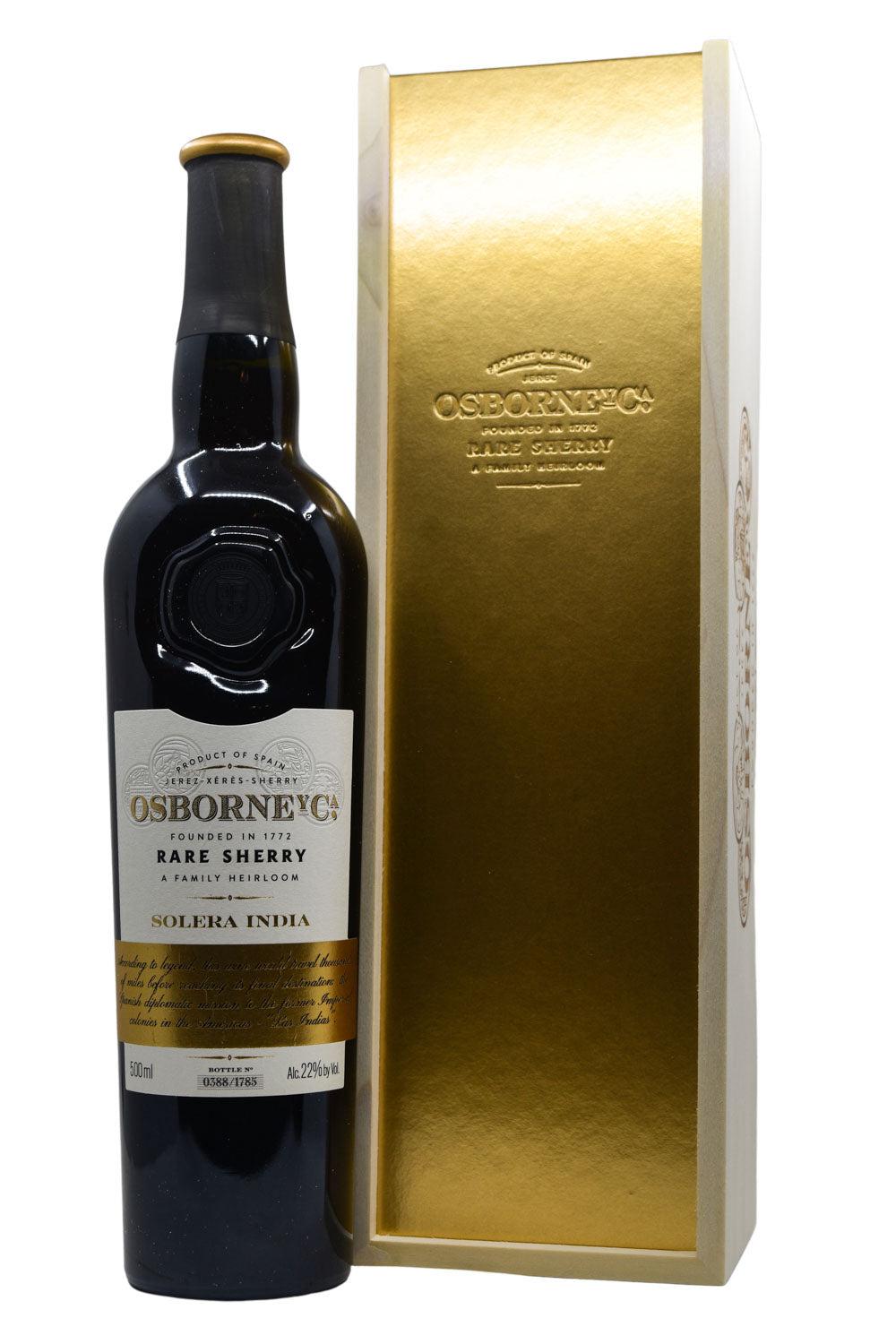 Bottle of Osborne Solera India Oloroso Sherry (500ml)-Fortified Wine-Flatiron SF