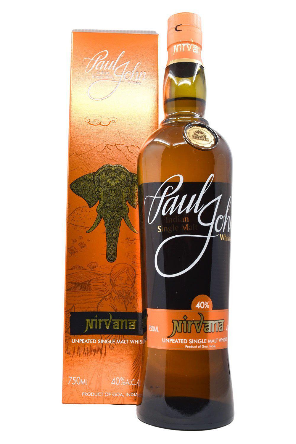 Bottle of Paul John Nirvana Unpeated Indian Single Malt-Spirits-Flatiron SF