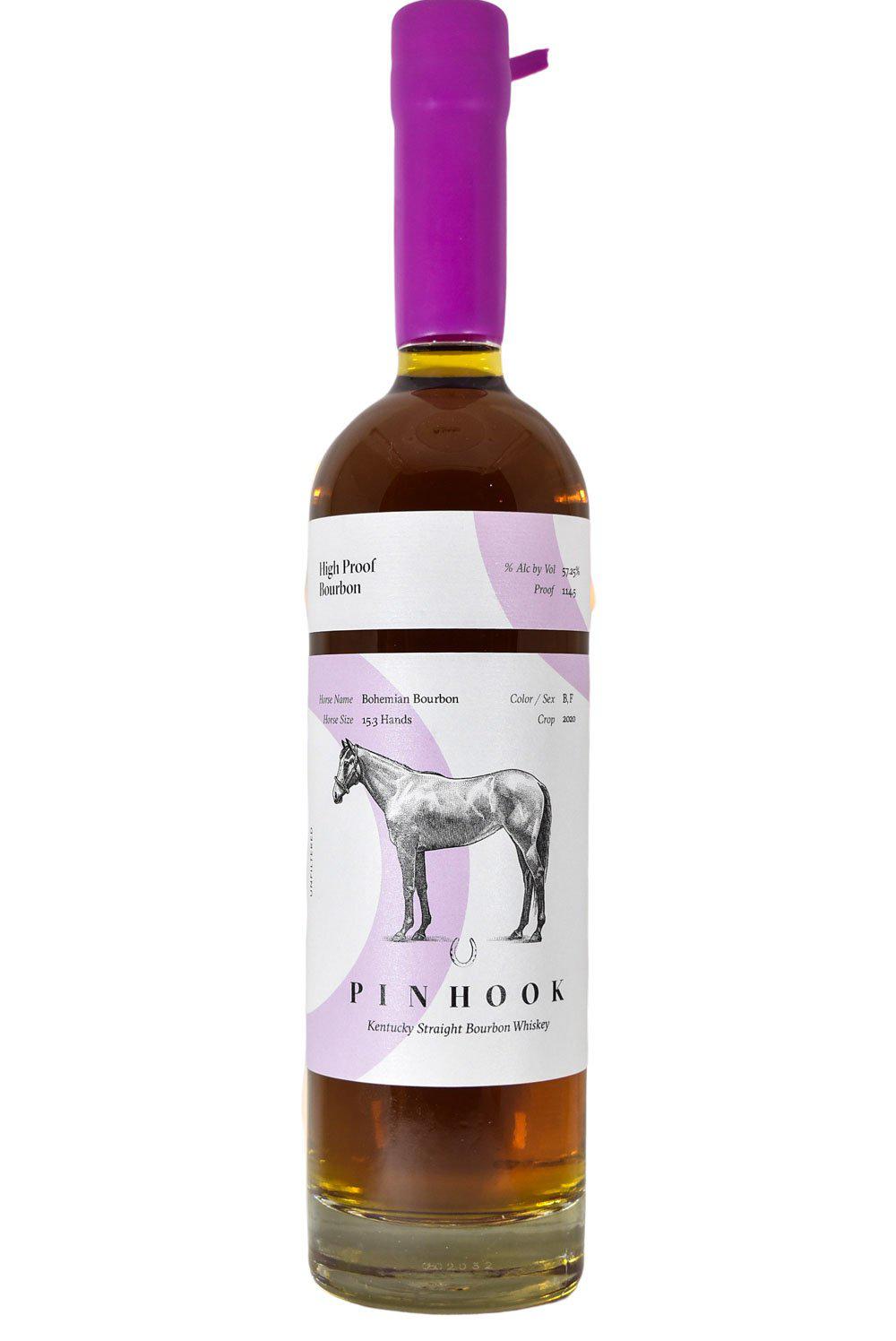Bottle of Pinhook Bourbon Bohemian High Proof-Spirits-Flatiron SF