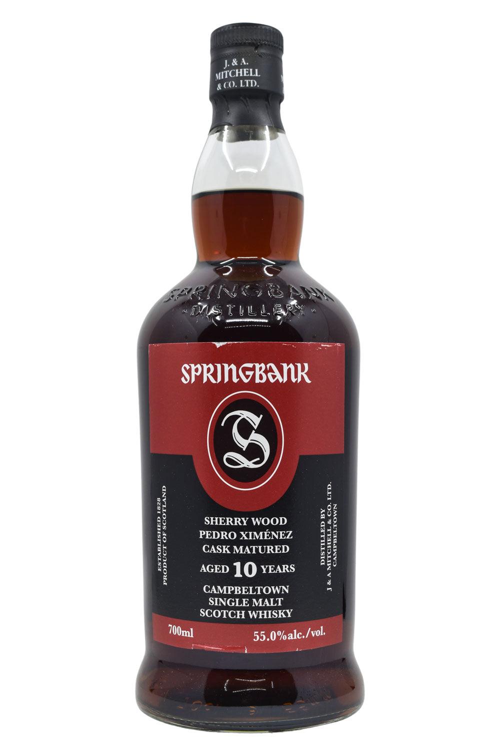 Bottle of Springbank Sherry Wood 10 Year Old Campbeltown Single Malt Scotch-Spirits-Flatiron SF