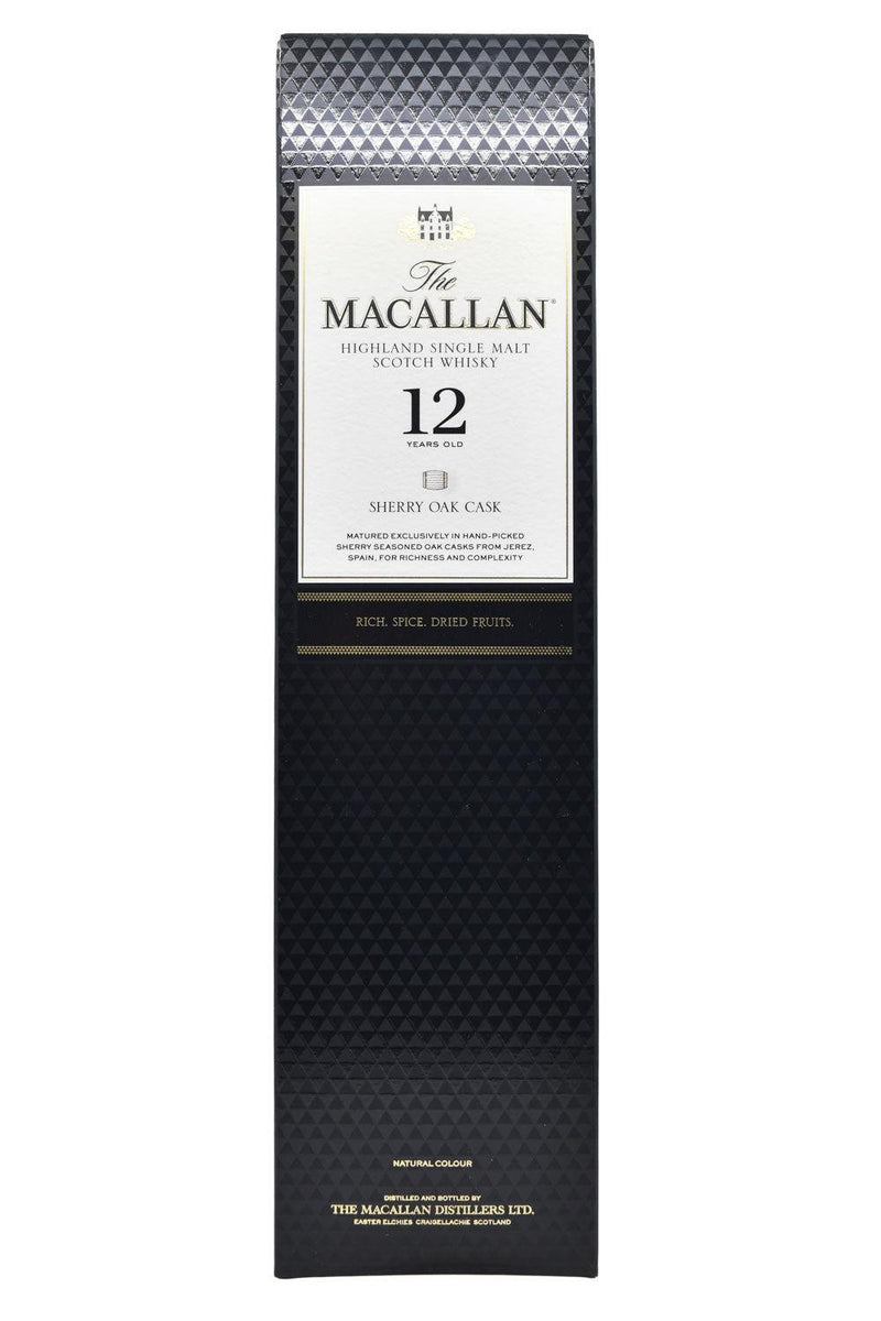 The Macallan Single Malt Scotch 12 Year Sherry Oak Cask – Flatiron SF