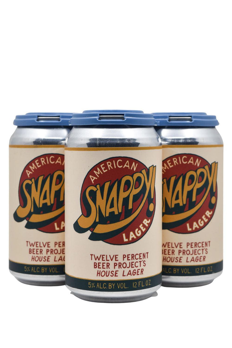 Twelve Percent Beer Project Snappy! House Lager 4pk (12oz)