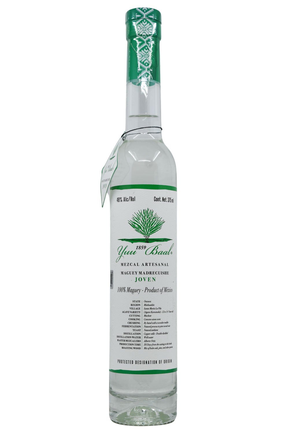 Bottle of Yuu Baal Mezcal Madrecuixe (375ml)-Spirits-Flatiron SF