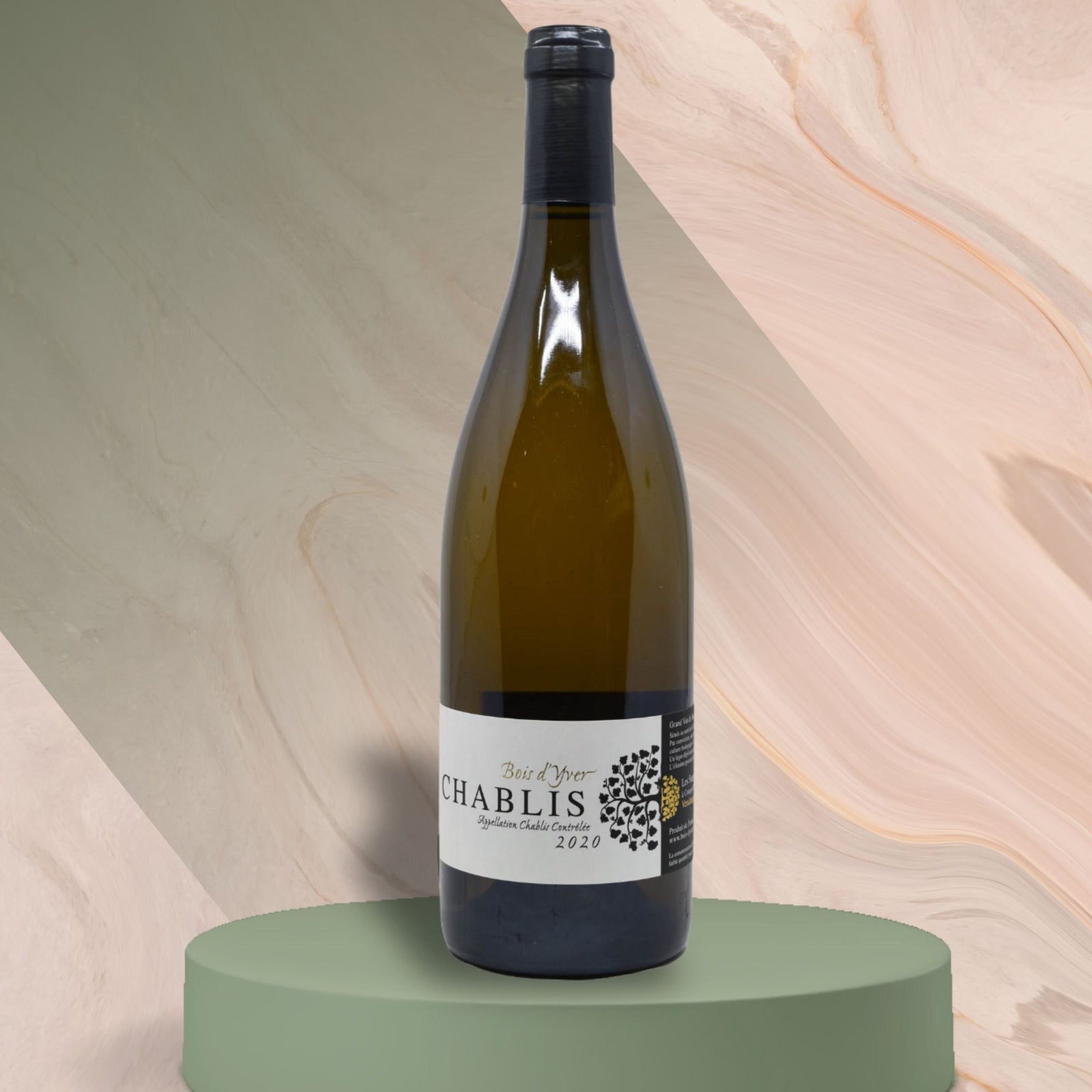 Stylized image of Domaine Bois d'Yver Chablis 2020