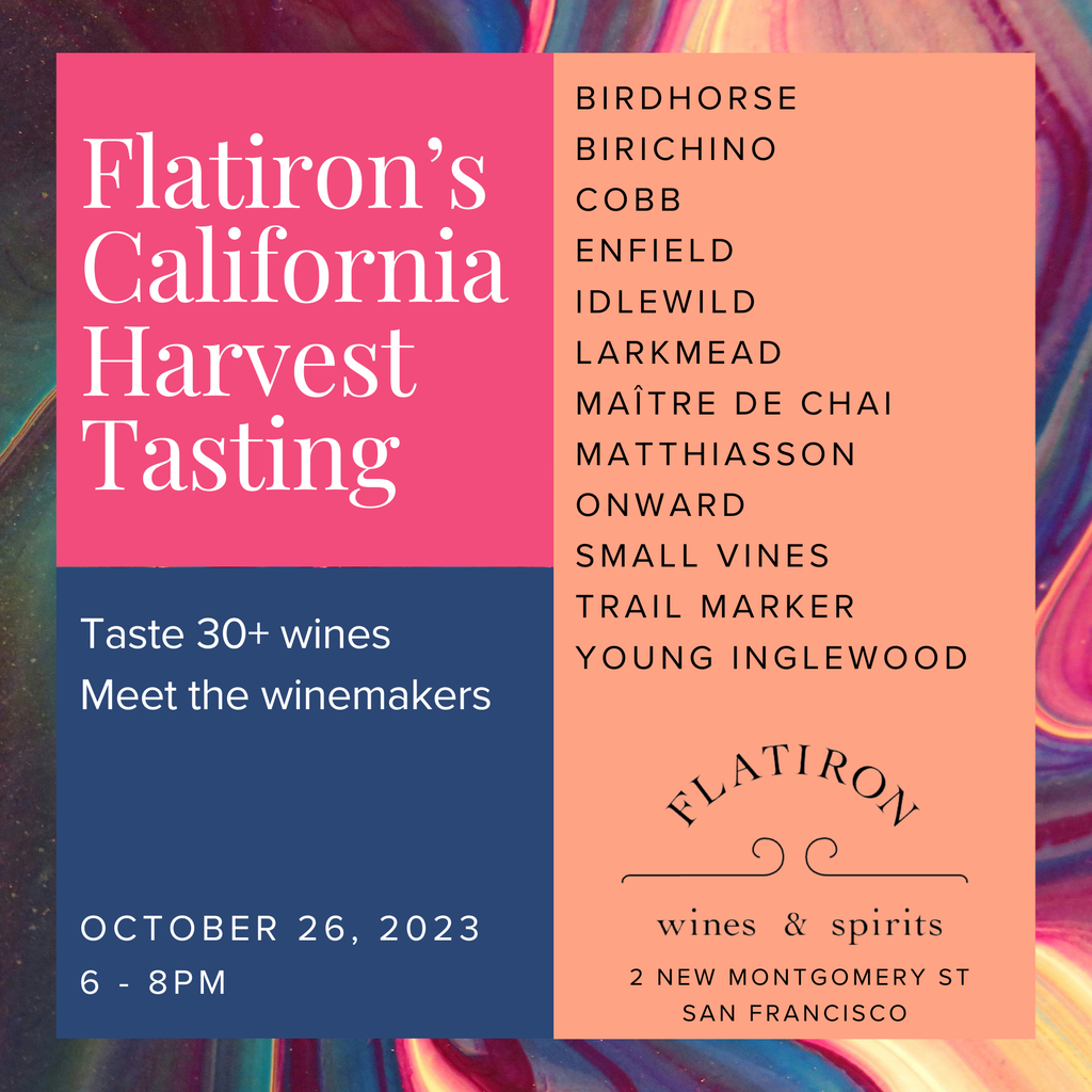 Flatiron's 1st Annual California Harvest Tasting