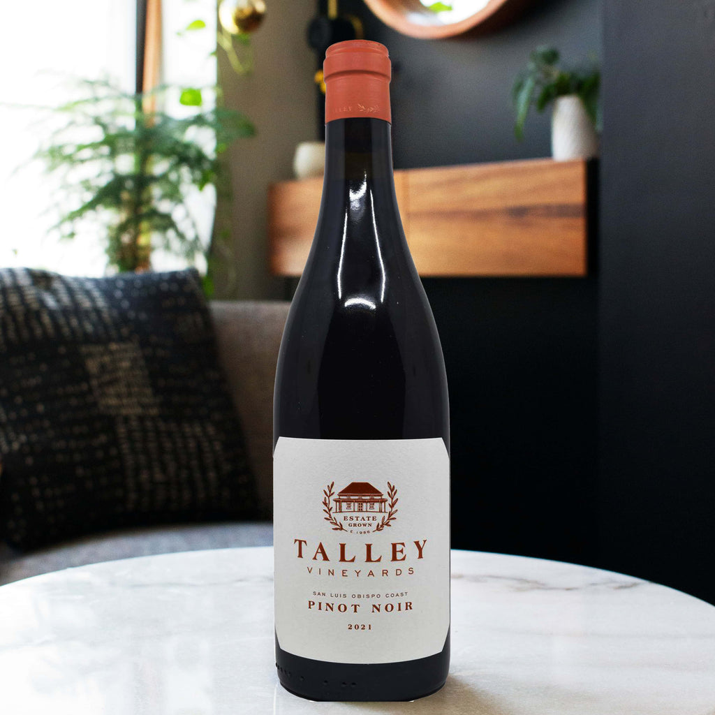 Stylized image of Talley Pinot Noir