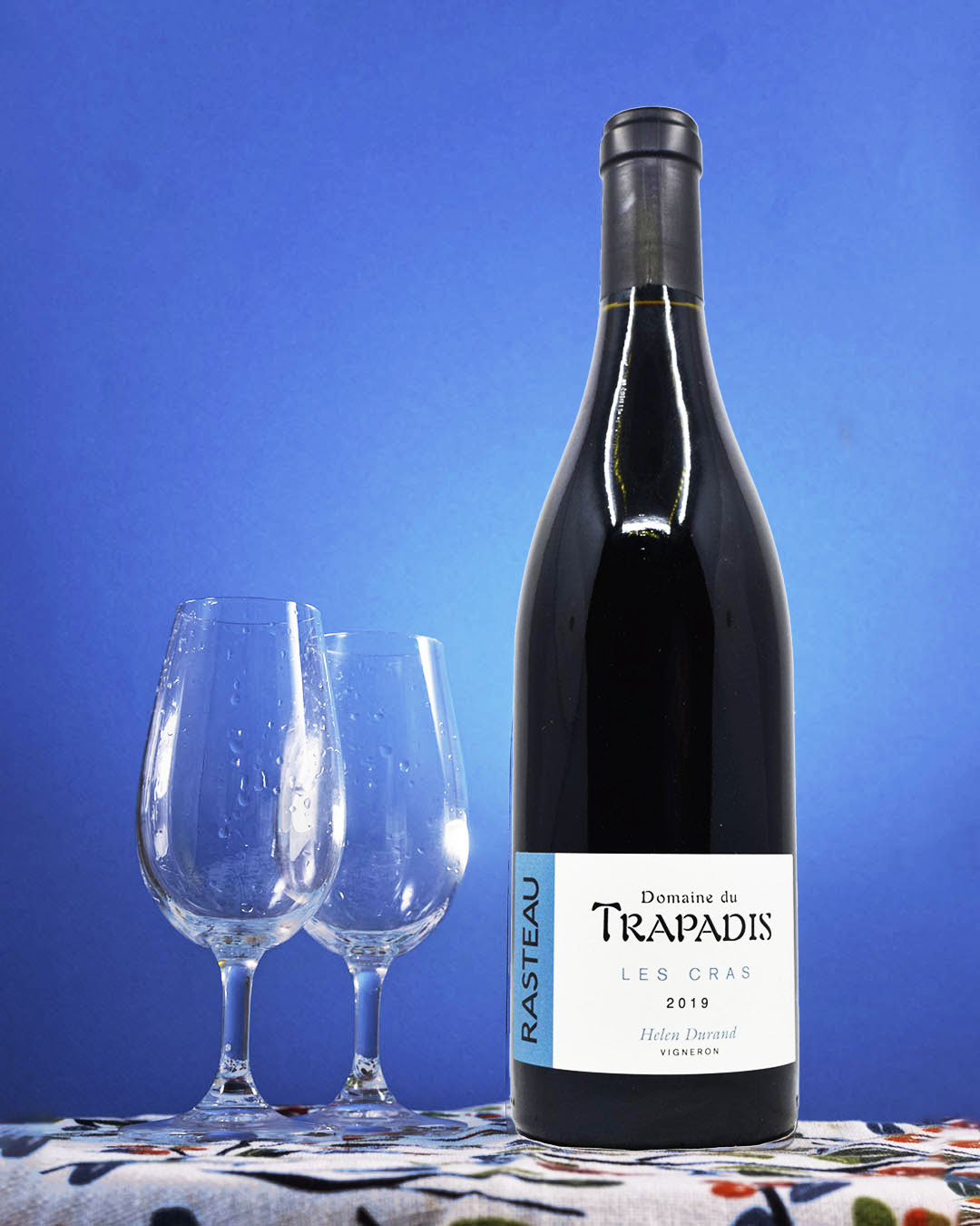 Stylized image of Domaine du Trapadis Rasteau Rouge Les Cras 2019