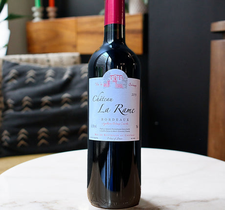 Stylized image of Chateau La Rame Bordeaux Rouge 2019