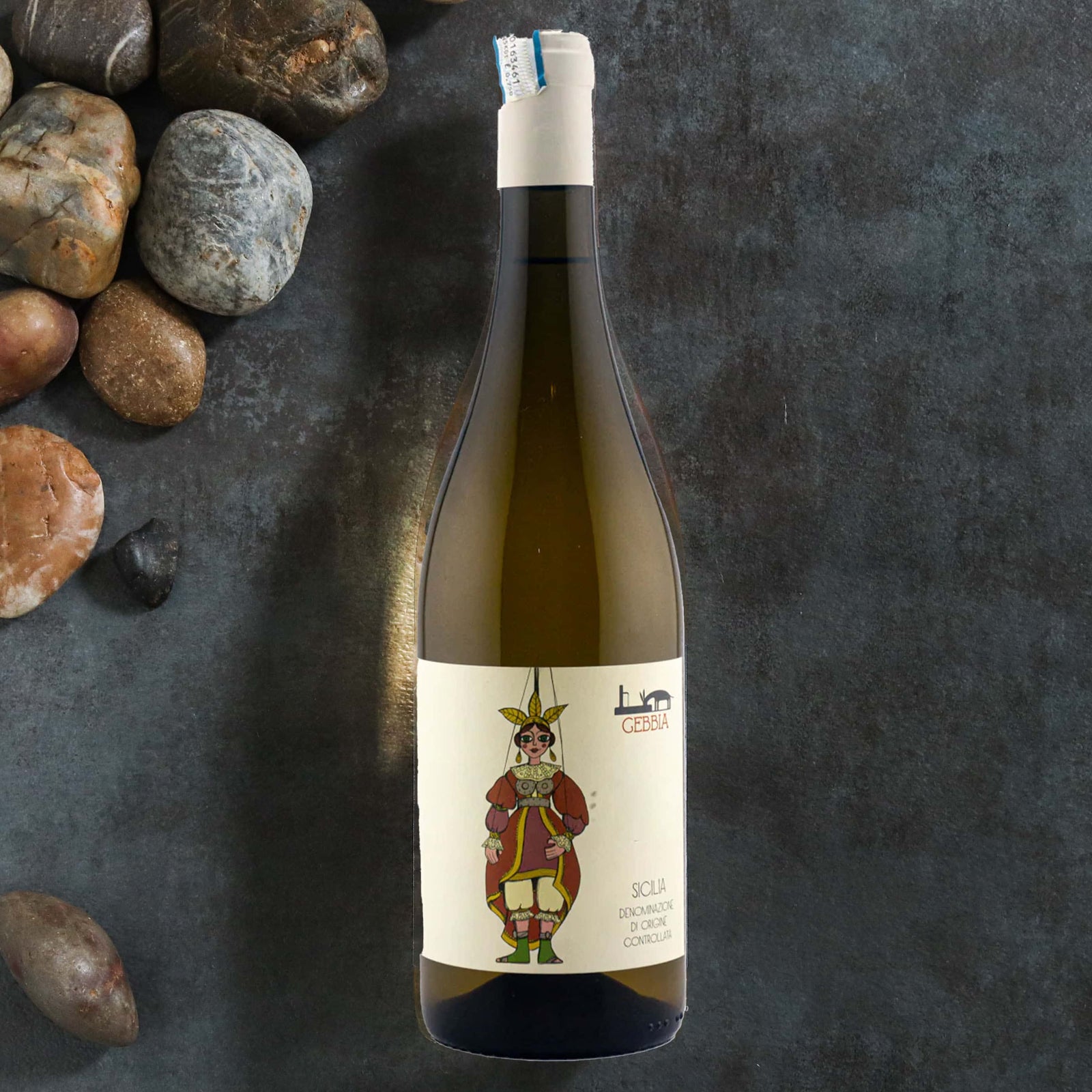 Stylized image of Gebbia wine