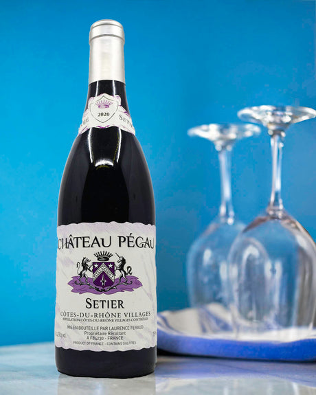 Stylized image of Chateau Pegau Cotes-du-Rhone Cuvee Setier 2020