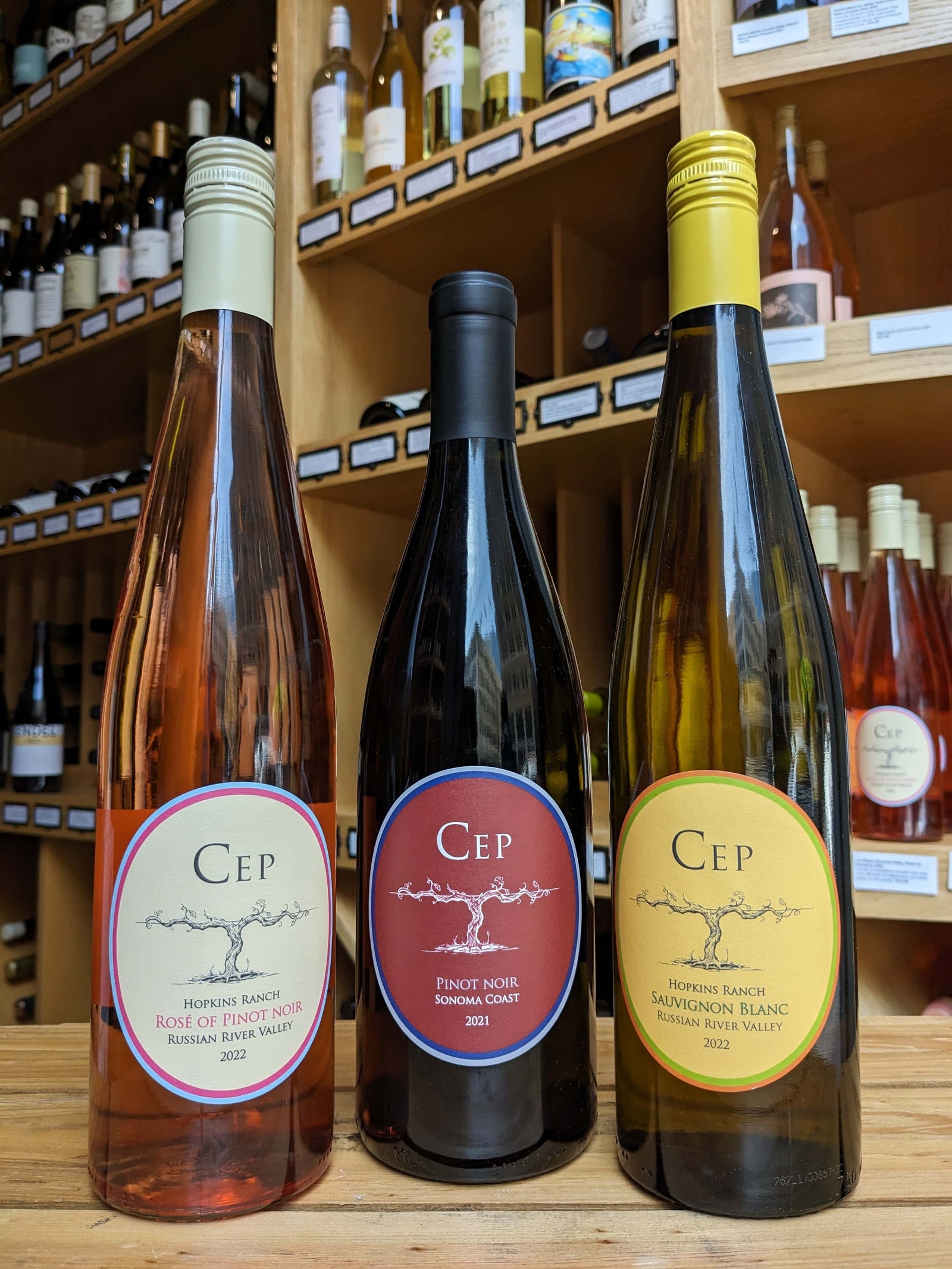 Stylized image of Cep bottles