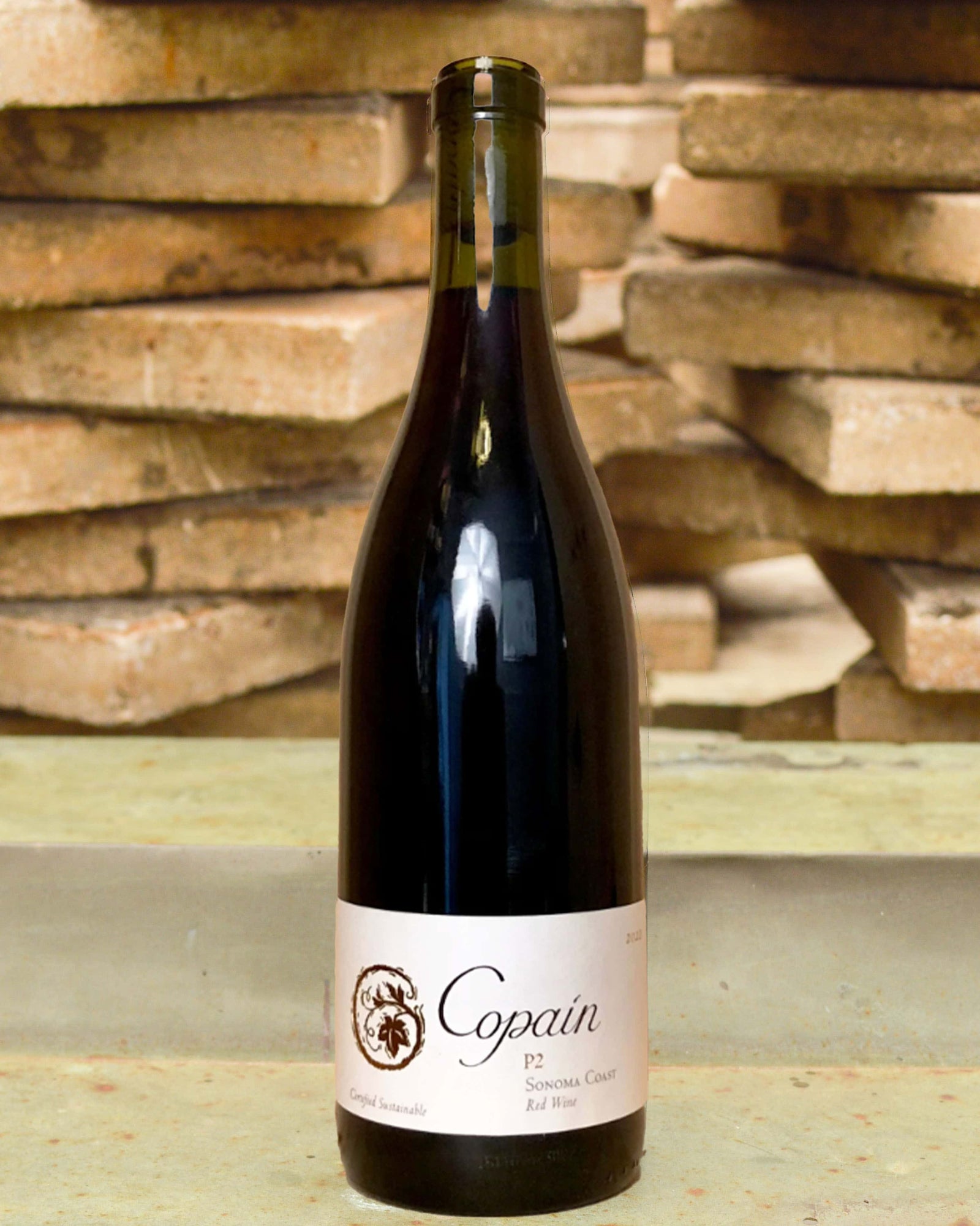 Stylized image of Copain pinot noir