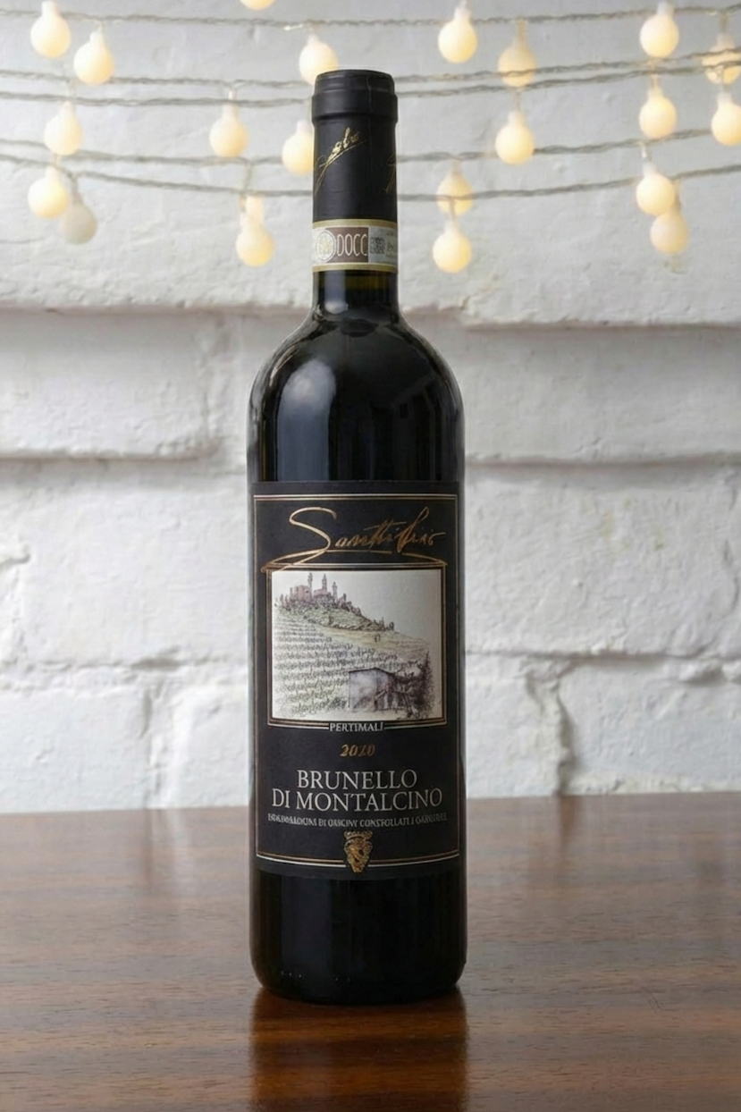 Stylized image of Pertimali bottle