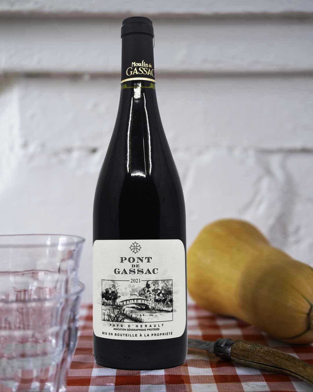 Stylized image of Mas de Daumas Gassac Rouge