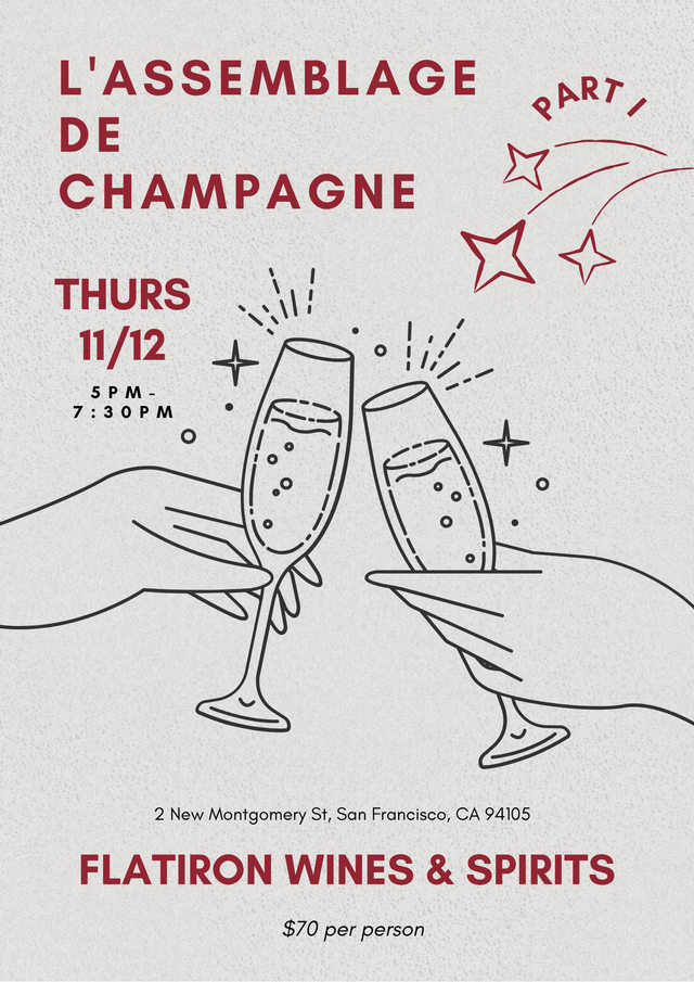 Bottle of 2026 L'Assemblage de Champagne Part I - 11/12/2026-Event-Flatiron SF