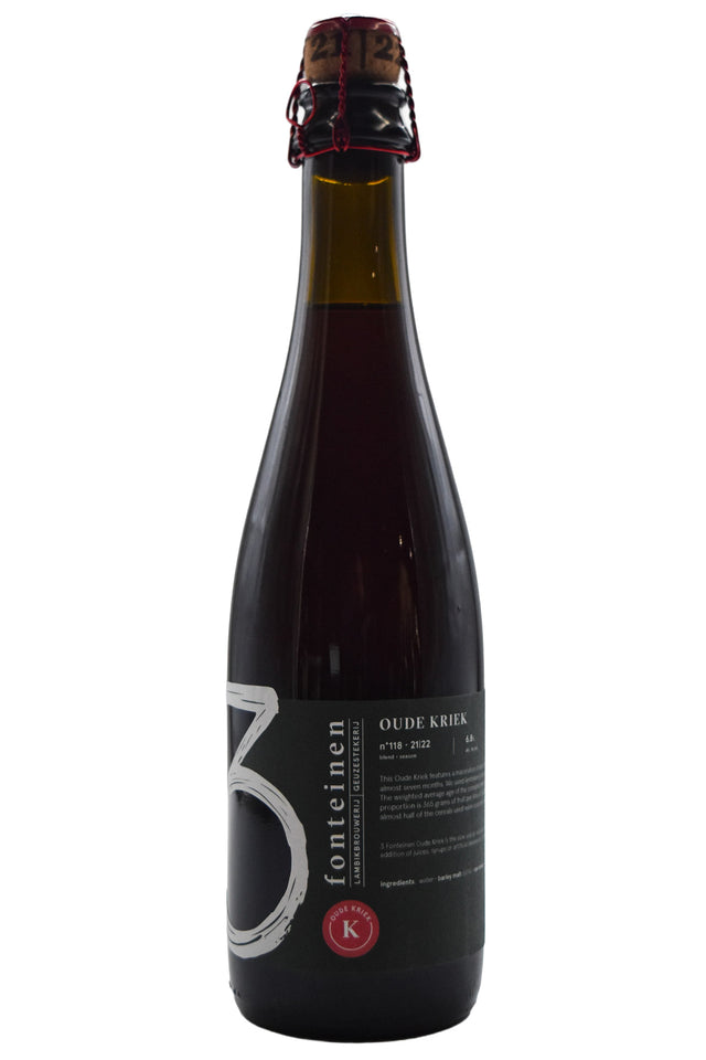 Bottle of 3 Fonteinen Oude Kriek (375ml)-Beer-Flatiron SF