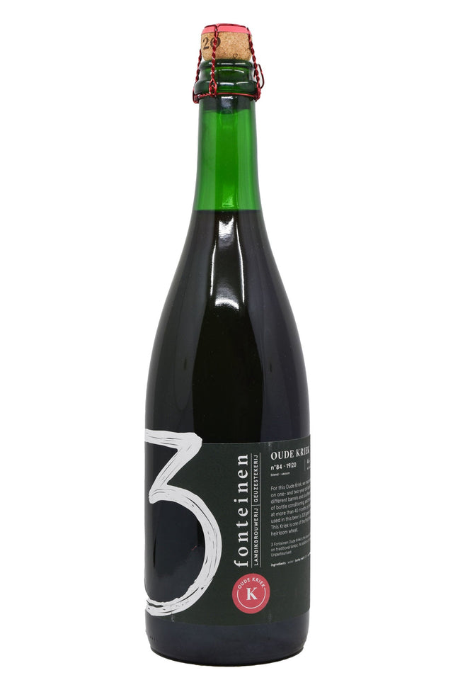 Bottle of 3 Fonteinen Oude Kriek (750ml)-Beer-Flatiron SF