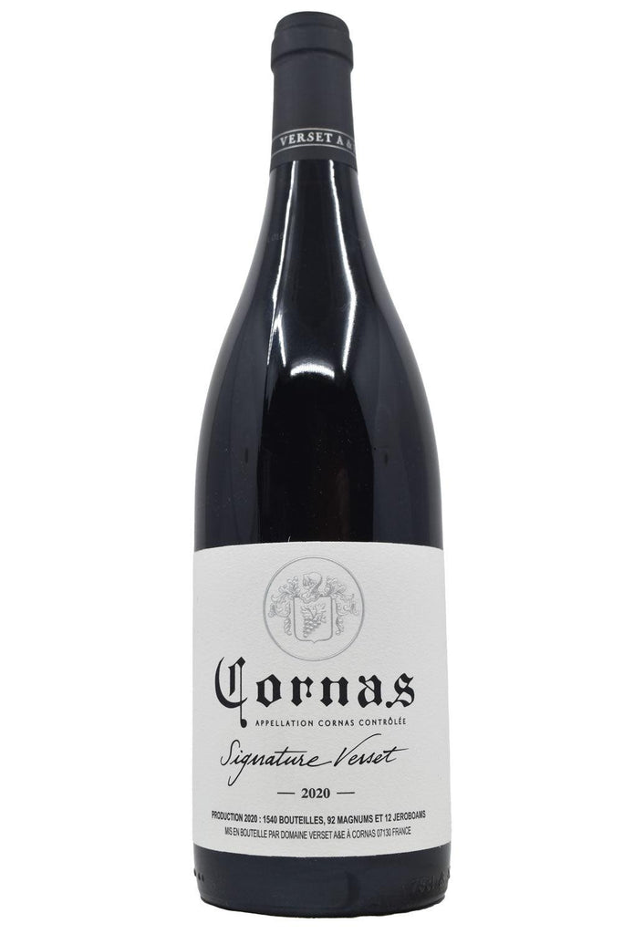 Bottle of A&E Verset Cornas Signature Verset 2020-Red Wine-Flatiron SF