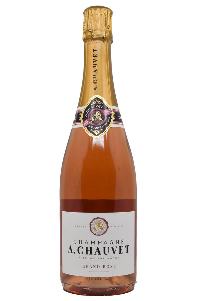 Bottle of A. Chauvet Champagne Rose Grand Cru Brut NV-Sparkling Wine-Flatiron SF