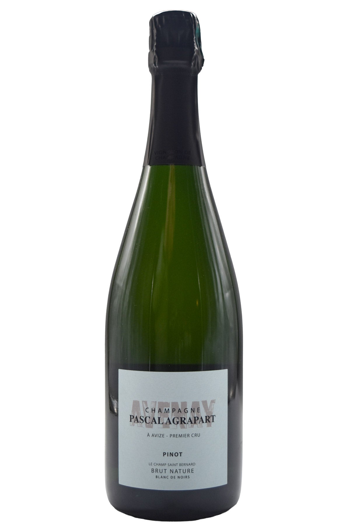Bottle of Agrapart & Fils Champagne Brut Nature 1er Cru Blanc de Noirs Pinot d'Avenay 2019-Sparkling Wine-Flatiron SF