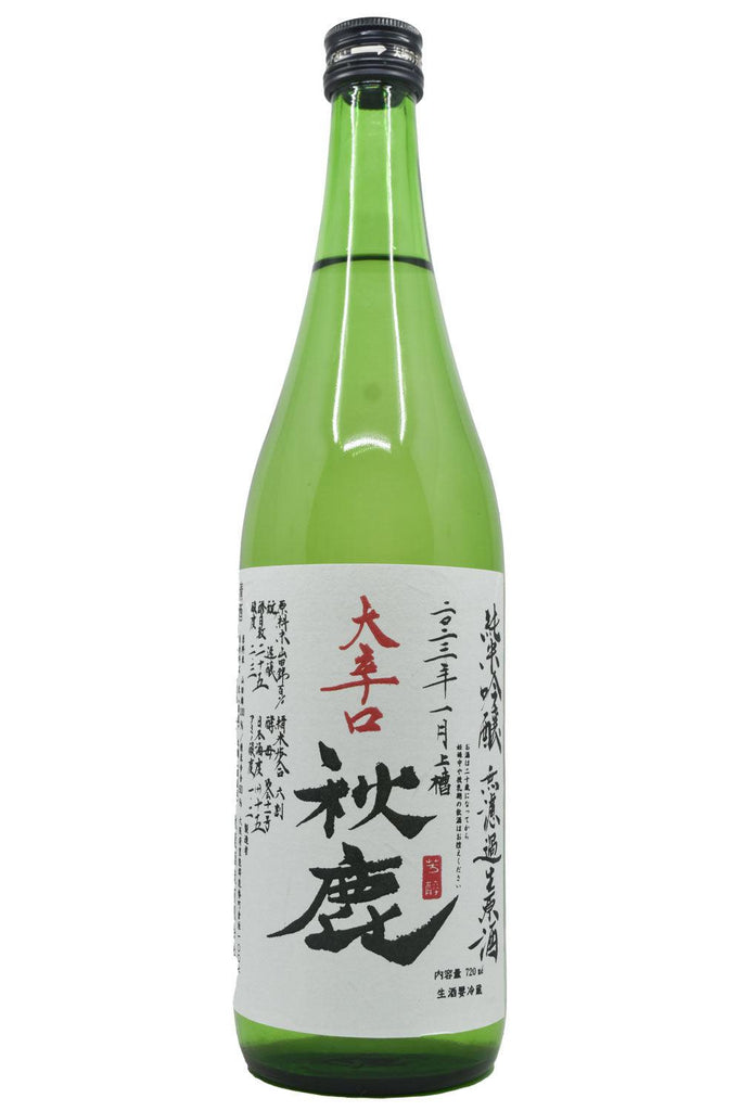 Bottle of Akishika Okarakuchi Super Dry Sake (720ml)-Sake-Flatiron SF