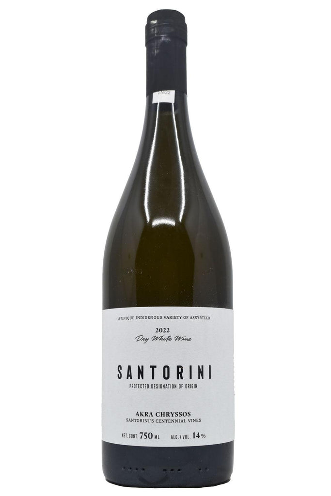Bottle of Akra Chryssos Santorini White 2022-White Wine-Flatiron SF