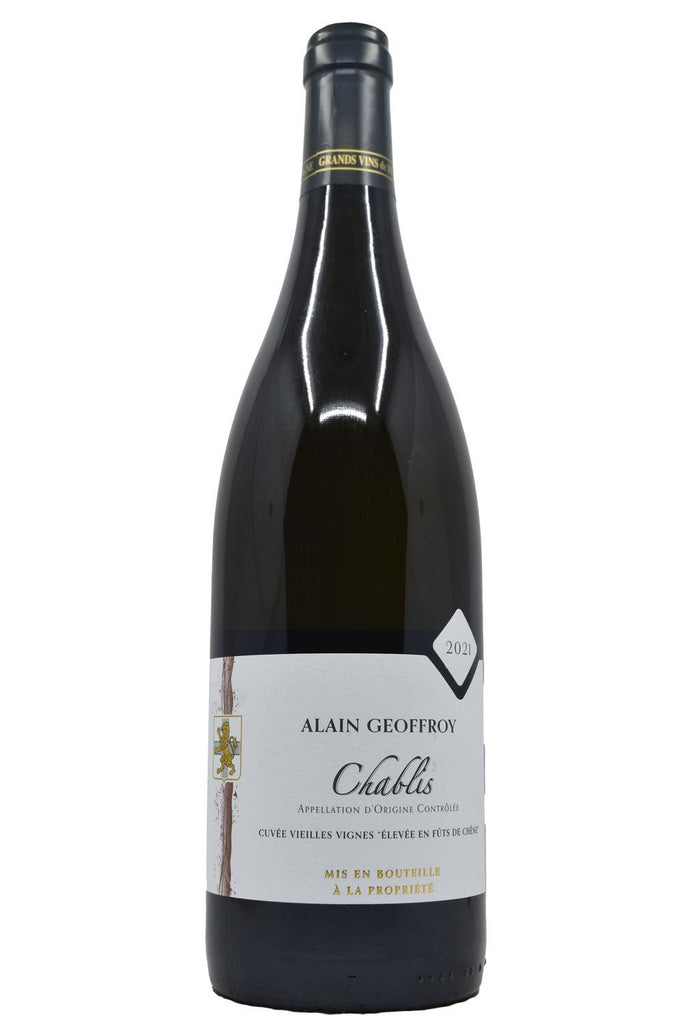 Bottle of Alain Geoffroy Chablis Vieilles Vignes 2021-White Wine-Flatiron SF