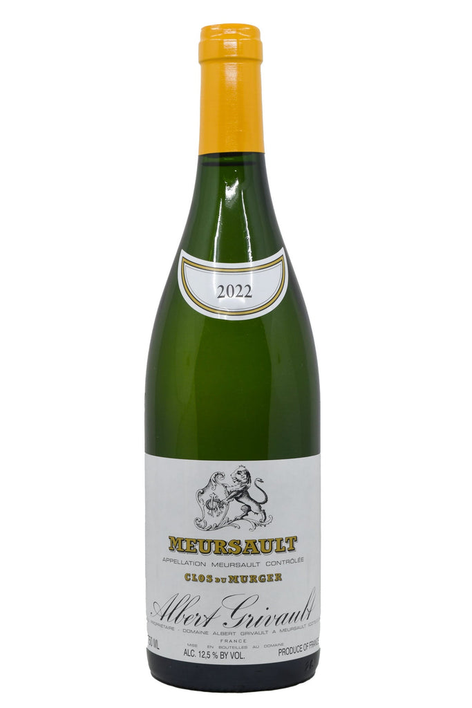 Bottle of Albert Grivault Meursault Clos du Murger 2022-White Wine-Flatiron SF